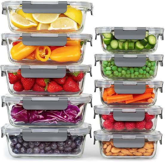 Glass Food-Storage Set (10 pcs), product reference image supplied by Upskill