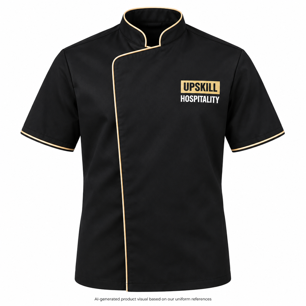 AI-generated product visual based on our uniform references