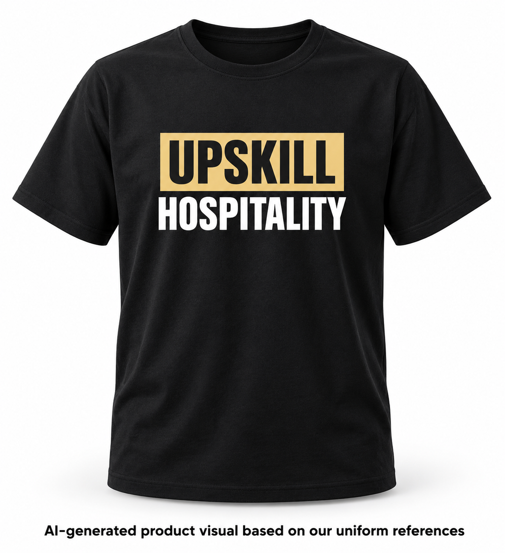 AI-generated product visual based on our uniform references — tshirt-front